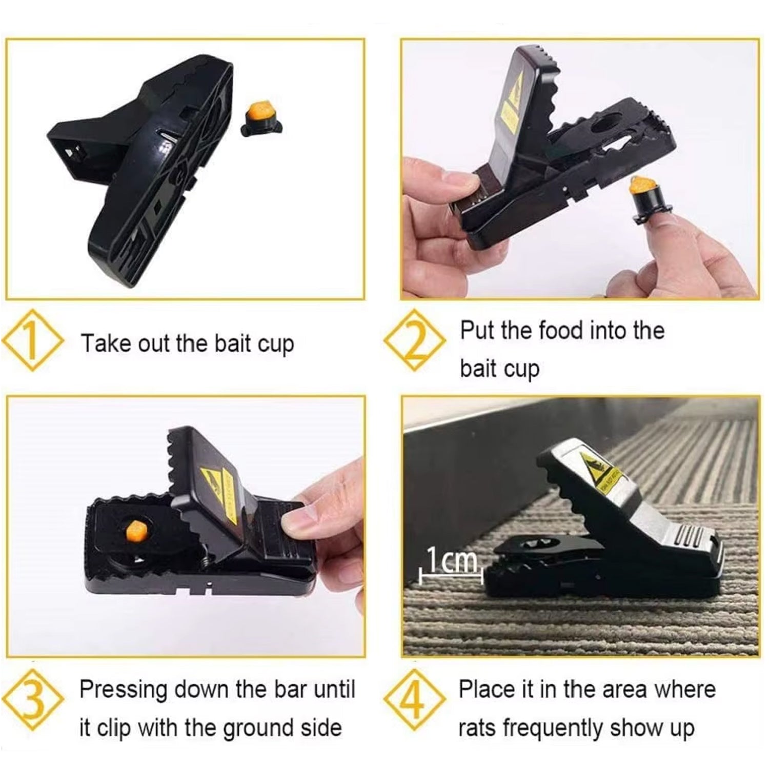 Big Mouse Trap With Extremely Highly Sensitive Trigger Mechanism (1 Pc) Big Mouse Trap With Extremely Highly Sensitive Trigger Mechanism (1 Pc)